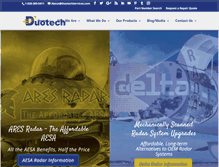 Tablet Screenshot of duotechservices.com